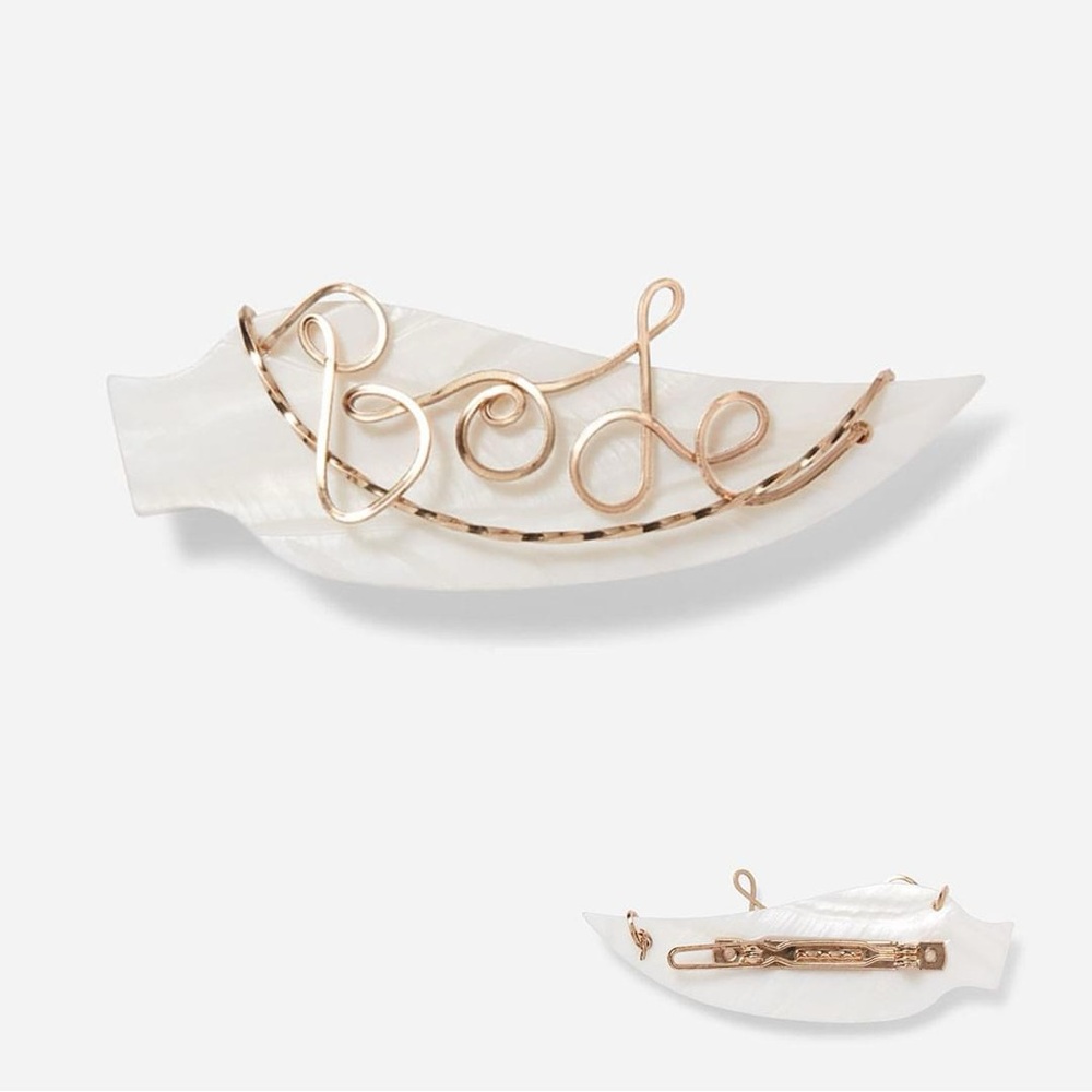 Bode Mother Of Pearl Barrette Hair Piece Hair clip White Limited Edition Of 150